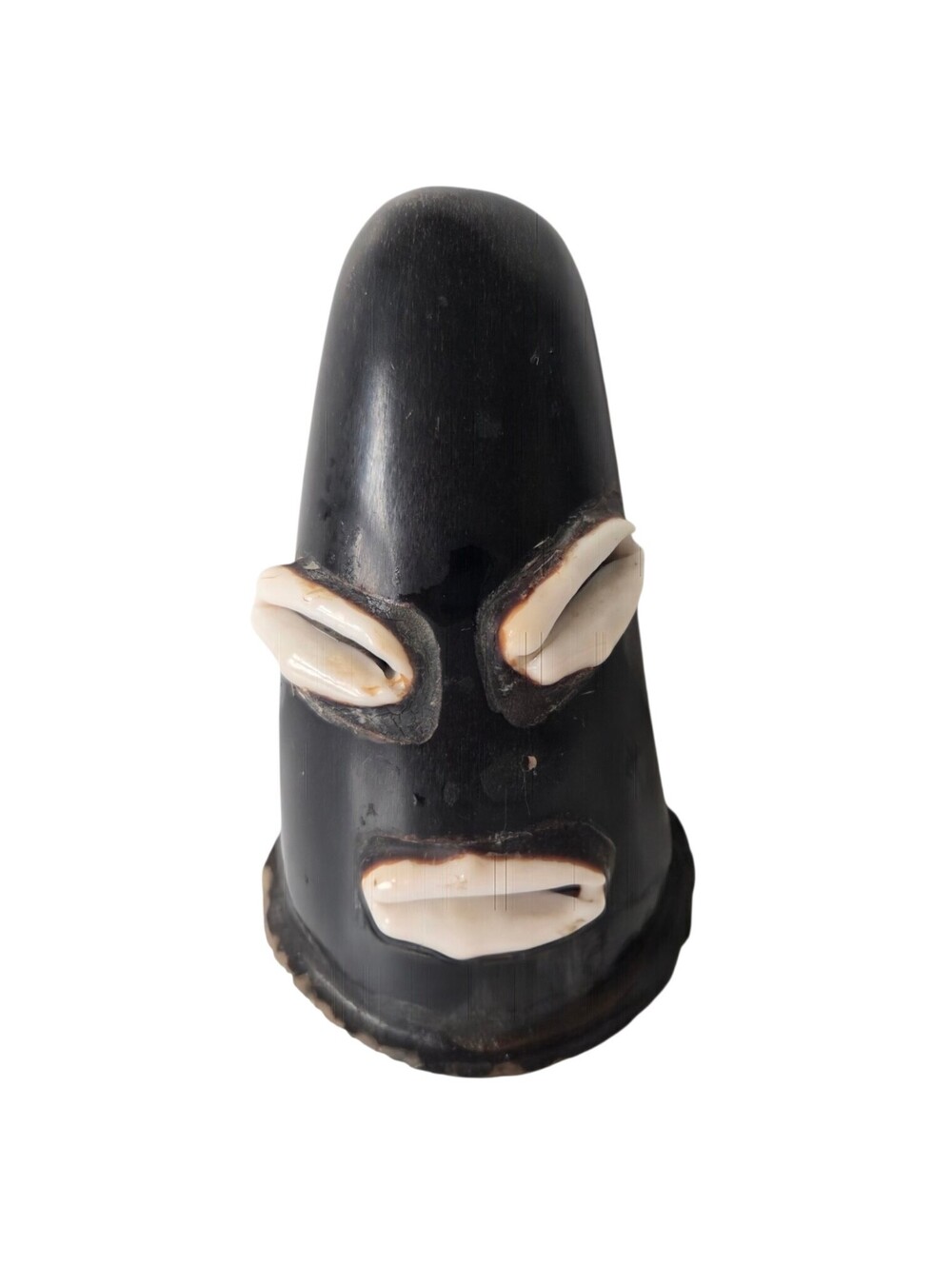 Elegua Spiritual Talisman  Santeria Horn - Vintage Protection Statue from 1950's